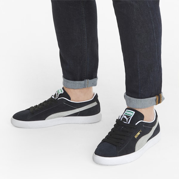 Suede Vintage Unisex Sneakers, Puma Black-Puma White, extralarge