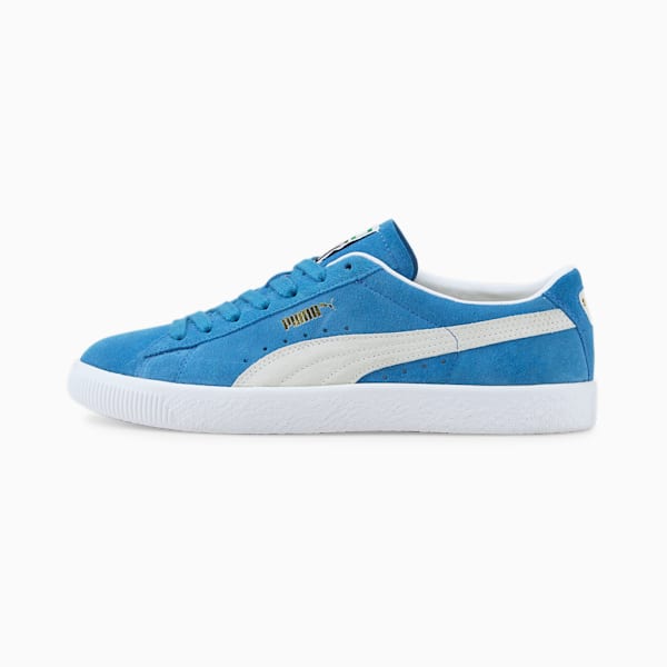 Suede Vintage Sneakers, Vallarta Blue-Puma White, extralarge-IND