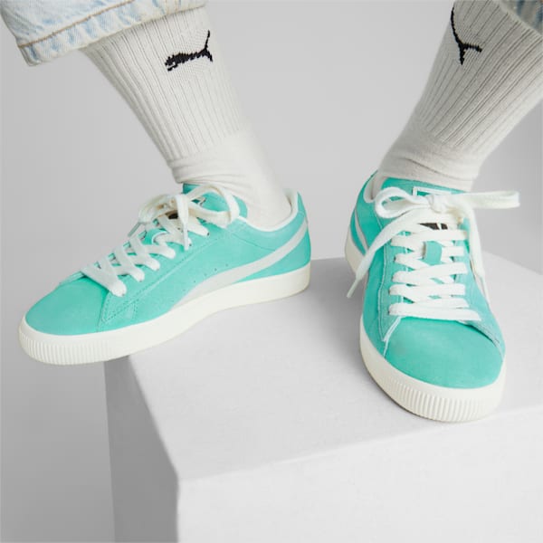 Suede VTG Trainers, Mint-Frosted Ivory, extralarge-GBR