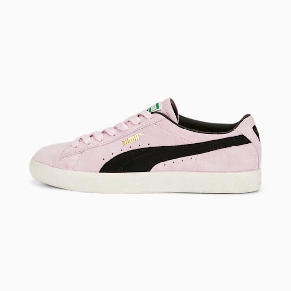 Suede VTG Trainers, Pearl Pink-PUMA Black-Frosted Ivory