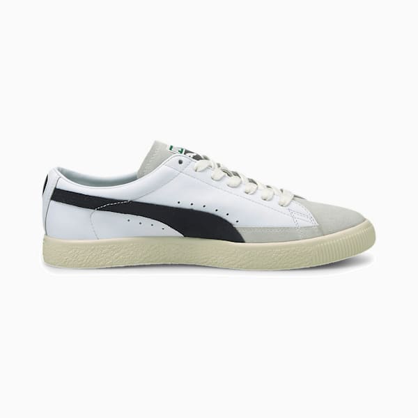 バスケット ビンテージ スニーカー ユニセックス, Puma White-Puma Black, extralarge-JPN