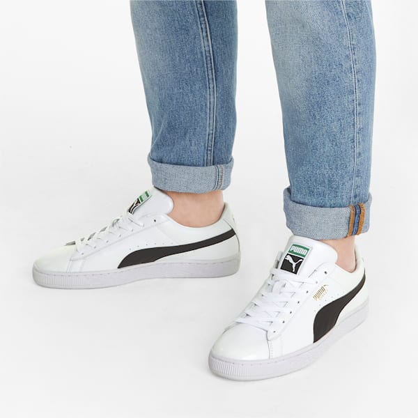 ユニセックス バスケット クラシック XXI スニーカー, Puma White-Puma Black, extralarge-JPN