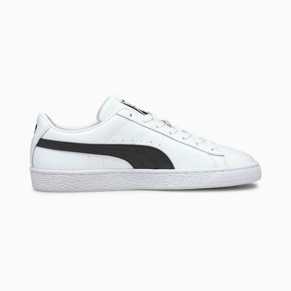 Basket Classic XXI Men's Sneakers, Puma White-Puma Black, extralarge-IND