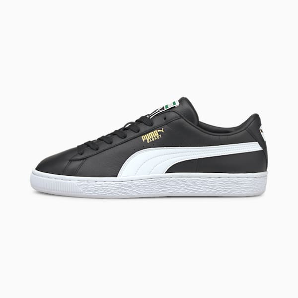 Basket Classic XXI Men's Sneakers, Puma Black-Puma White, extralarge