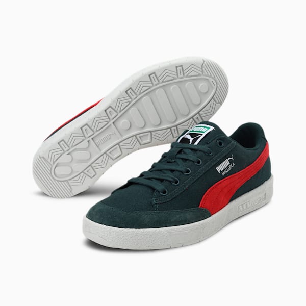 Mallorca Unisex Sneakers, Green Gables-Urban Red-Vaporous Gray, extralarge-IND