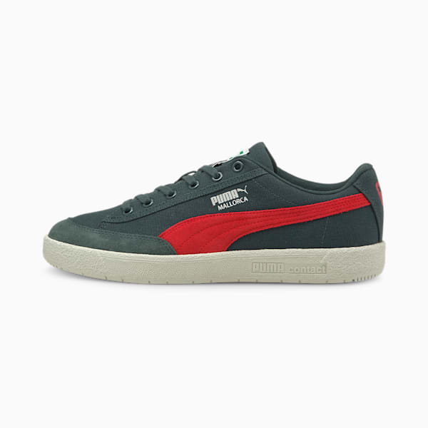 Mallorca Unisex Sneakers, Green Gables-Urban Red-Vaporous Gray, extralarge-IND