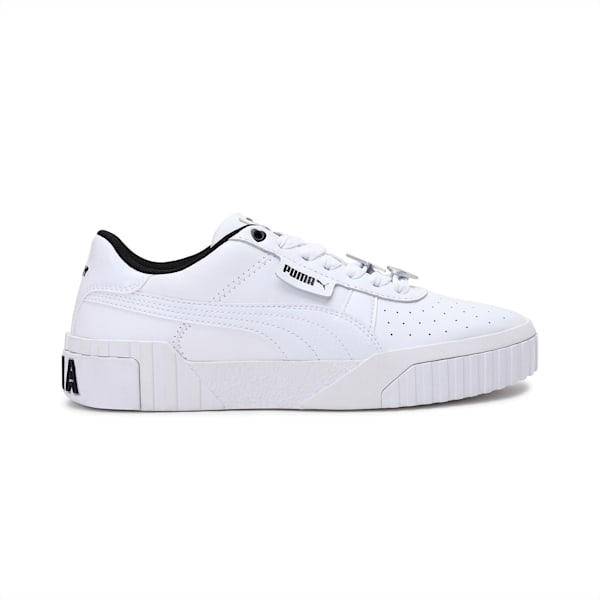 Cali Galentine's Women's Sneakers, Puma White-Puma Black, extralarge-IND