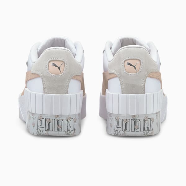 Tenis Mujer Cali Wedge In Bloom, Puma White-Cloud Pink, extralarge
