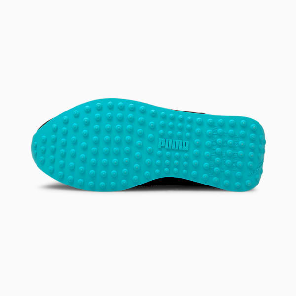 Tenis Mile Rider Power Play para Mujer, Puma Black-Scuba Blue, extralarge