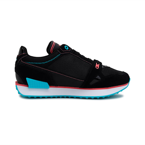 Mile Rider Power Play Women's Shoes, Puma Black-Scuba Blue, extralarge-IND