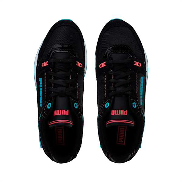 Mile Rider Power Play Women's Shoes, Puma Black-Scuba Blue, extralarge-IND