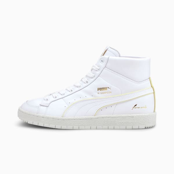 Ralph Sampson 70 Mid Rudolf Dassler Legacy Men's Sneakers, Puma White-Vaporous Gray, extralarge