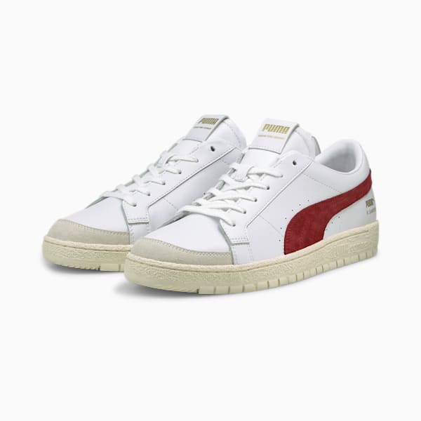 Ralph Sampson 70 Low Archive Unisex Sneakers, Puma White-Intense Red, extralarge-IND