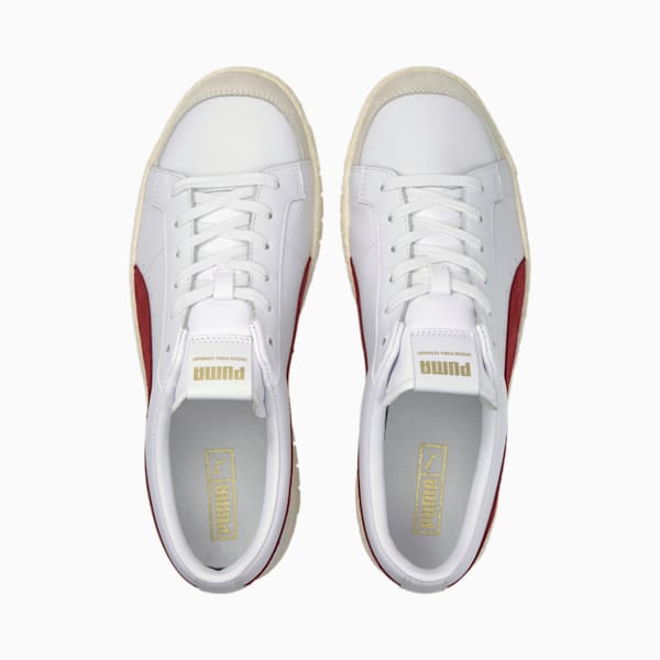 Ralph Sampson 70 Low Archive Unisex Sneakers, Puma White-Intense Red, extralarge-IND