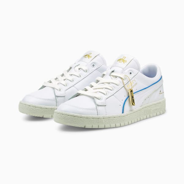 Ralph Sampson 70 Lo Rudolf Dassler Legacy Men's Sneakers, Puma White-Yellow Pear-Vaporous Gray, extralarge