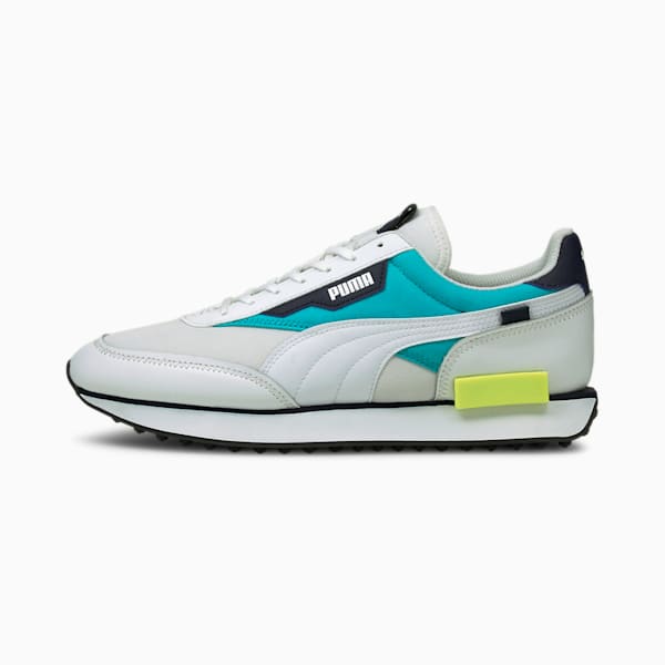Future Rider Sprint Sneakers, Puma White-Scuba Blue, extralarge