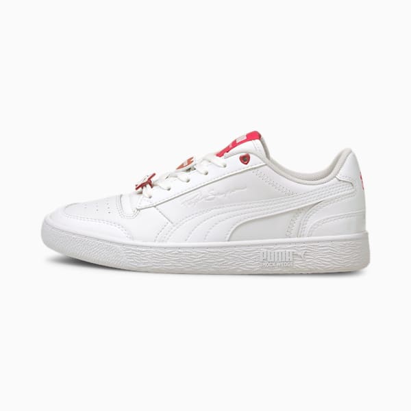 Ralph Sampson Lo Galentine's Women's Sneakers, Puma White-Puma White-Virtual Pink, extralarge