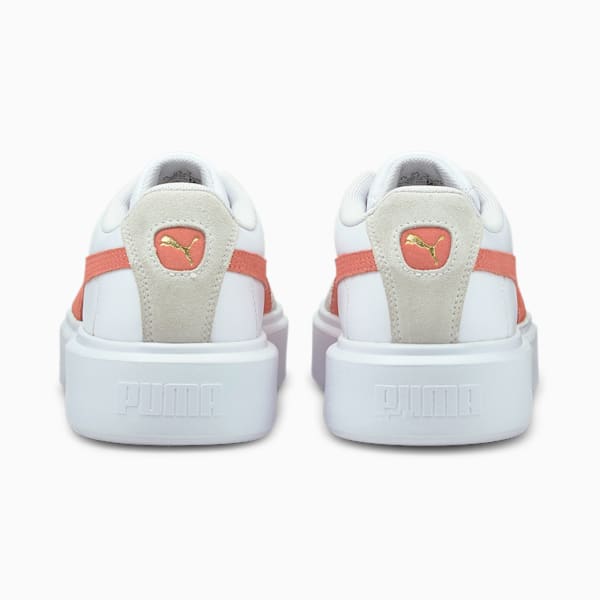 Oslo Maja Archive Women's Sneakers, Puma White-Elektro Peach, extralarge