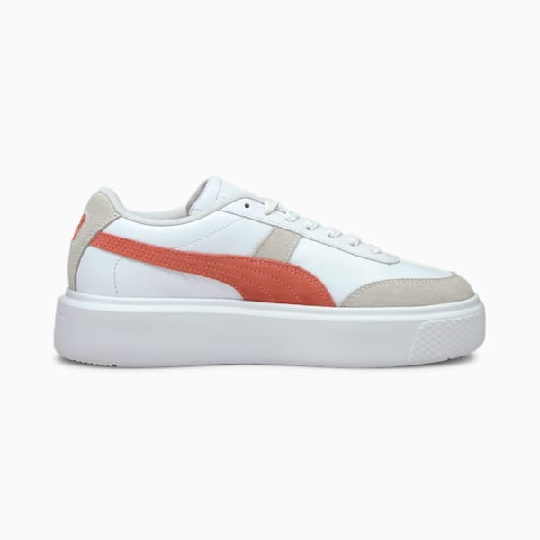 Oslo Maja Archive Women's Sneakers, Puma White-Elektro Peach, extralarge