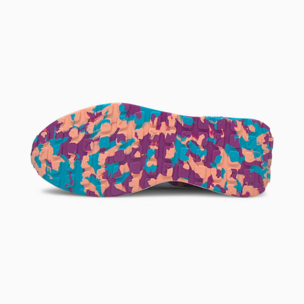 Cruise Rider Tie Dye Women's Sneakers, Puma Blk-Apr Blush-Byzantium, extralarge