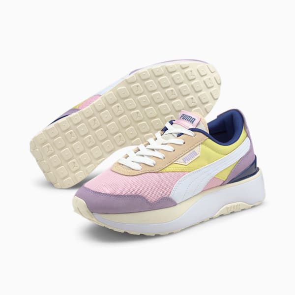 Cruise Rider Women's Sneakers, Pink Lady-Yellow Pear, extralarge