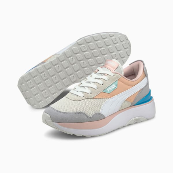 Cruise Rider Women's Sneakers, Nimbus Cloud-Peach Parfait, extralarge