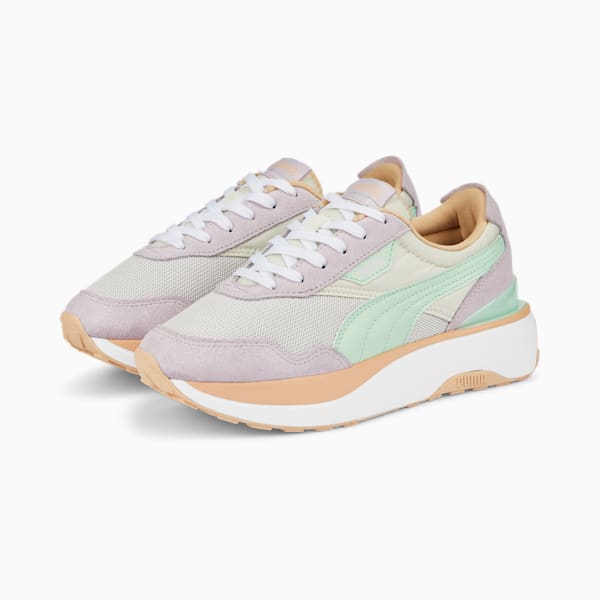 Cruise Rider Silk Women's Shoes, Marshmallow-Lavender Fog, extralarge-IND