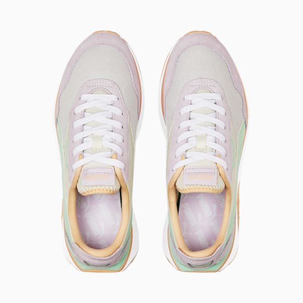 Cruise Rider Silk Women's Shoes, Marshmallow-Lavender Fog, extralarge-IND