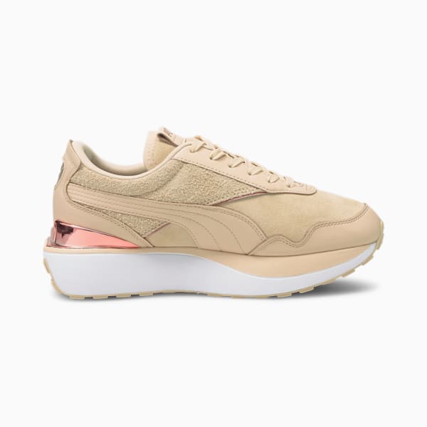 Tenis Cruise Rider 66 para Mujer, Shifting Sand-Puma White, extralarge