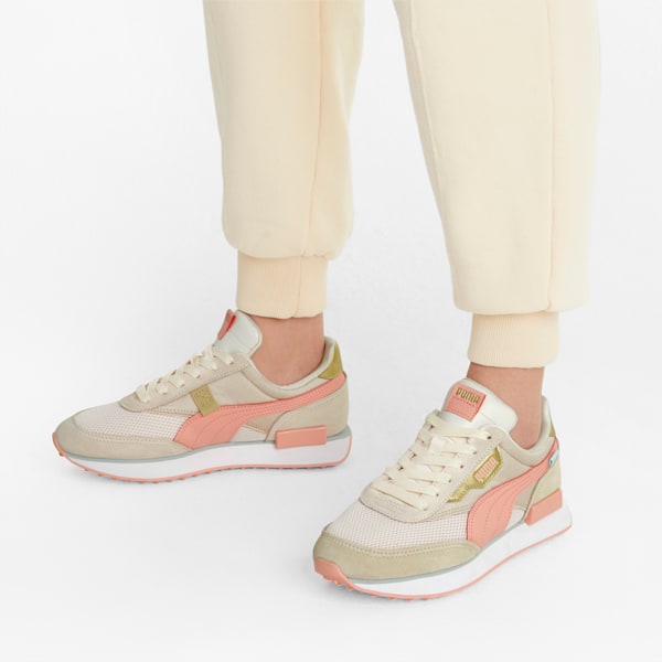 Future Rider Chrome Women's Sneakers, Eggnog-Apricot Blush, extralarge