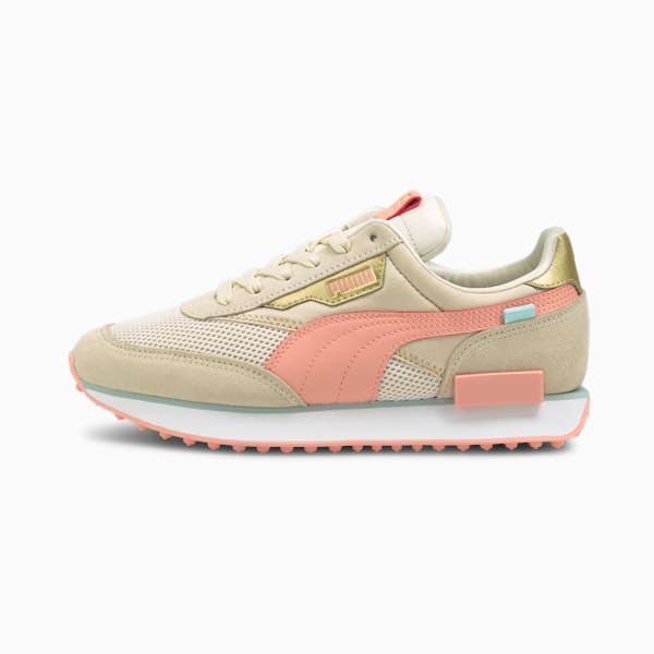 Future Rider Chrome Women's Sneakers, Eggnog-Apricot Blush, extralarge