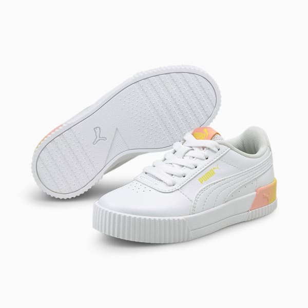 Carina Summer Fade Little Kids' Shoes, Puma White-Puma White, extralarge