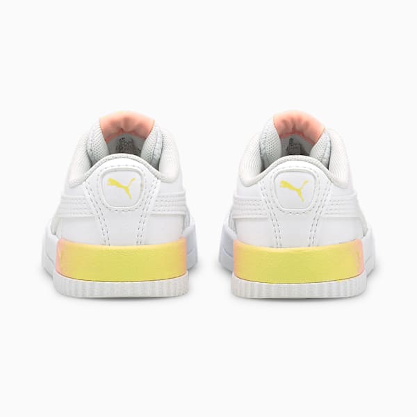 Carina Summer Fade Toddler Shoes, Puma White-Puma White, extralarge