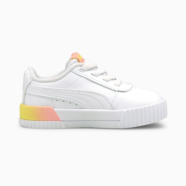 Carina Summer Fade Toddler Shoes, Puma White-Puma White, extralarge