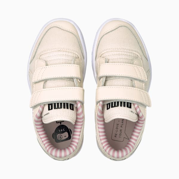 Time4Change Ralph Sampson Lo Little Kids' Shoes, Peachskin-Puma Black, extralarge