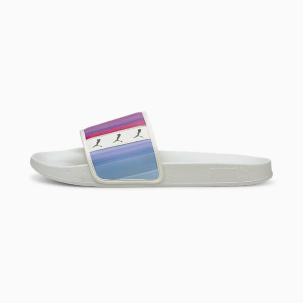 Leadcat FTR Rainbow Slides, Marshmallow-Puma Black, extralarge