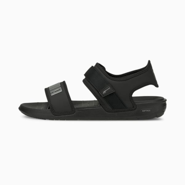 SOFTRIDE Unisex Sandals, Puma Black-CASTLEROCK, extralarge
