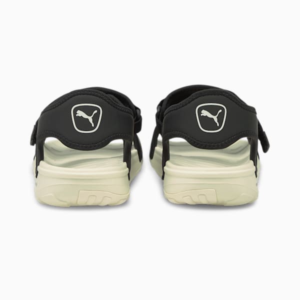 SOFTRIDE Unisex Sandals, Puma Black-Marshmallow, extralarge-IND