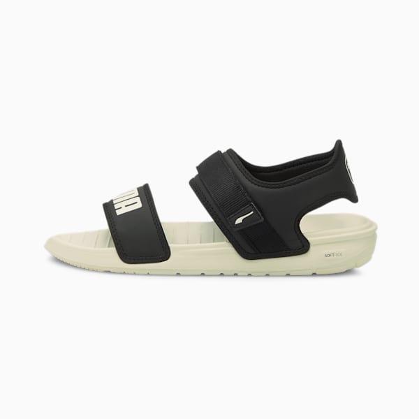 SOFTRIDE Sandals, Puma Black-Marshmallow, extralarge