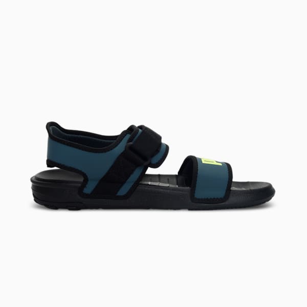 Softride Unisex Sandals, Puma Black-Dark Slate