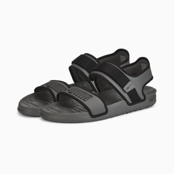 SOFTRIDE Unisex Sandals, CASTLEROCK-Puma Black, extralarge-IDN