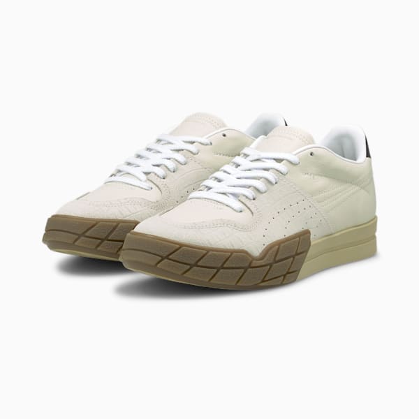 Eris Reptile Women's Sneakers, Marshmallow-Pale Khaki-Puma Black, extralarge