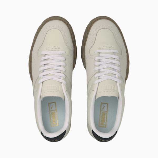 Eris Reptile Women's Sneakers, Marshmallow-Pale Khaki-Puma Black, extralarge