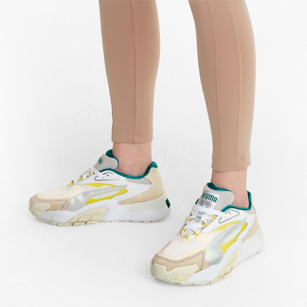 Hedra Ocean Queen Women's Sneakers, Eggnog-Puma White-Cloud Pink, extralarge