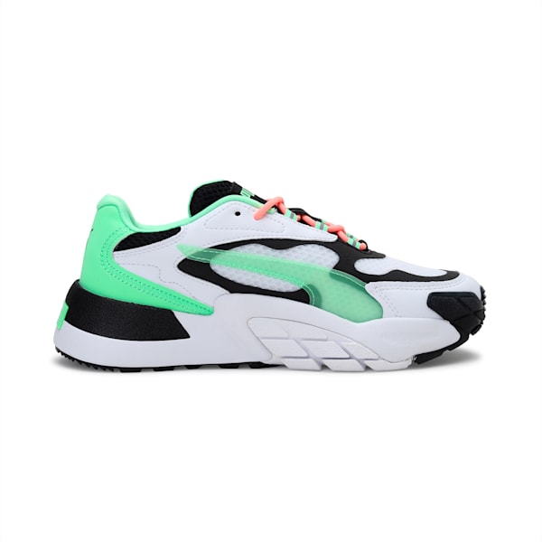 Hedra Virtual Reality Women's Shoes, Puma Wht-Puma Blk-Elek Green, extralarge-IND