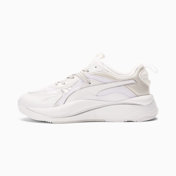 RS-Curve Glow Women's Sneakers, Puma White-Nimbus Cloud-Puma Silver, extralarge