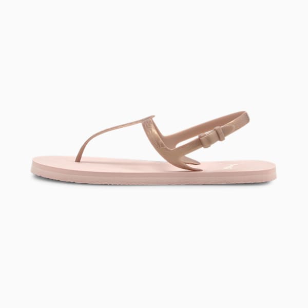 Cosy Women's Sandals, Lotus-Rose Gold, extralarge-IND