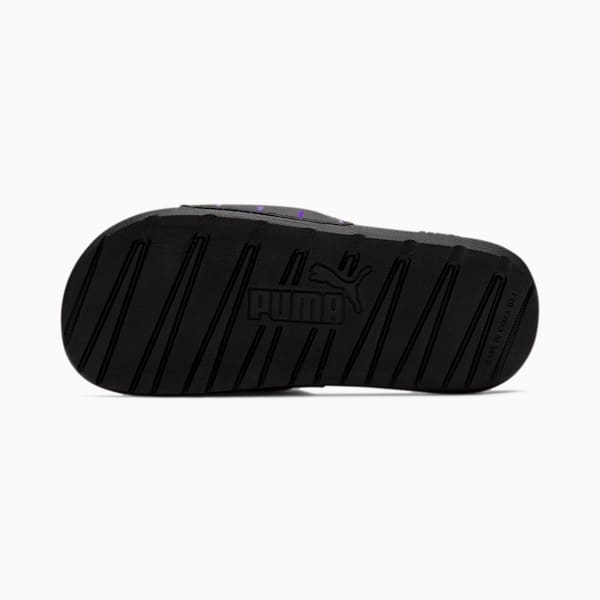 Cool Cat Bold Girls' Slides JR, Puma Black-Puma Black, extralarge