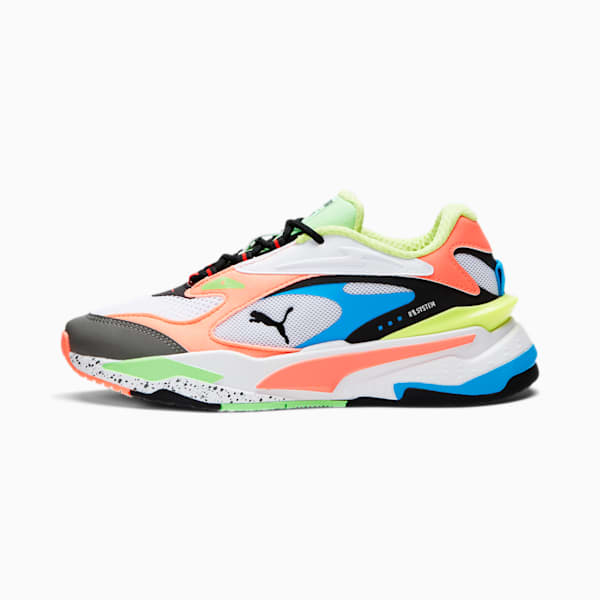 RS-Fast Sneakers JR, Puma White-Nrgy Peach-Nrgy Blue, extralarge
