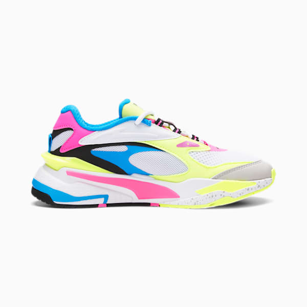 RS-Fast Sneakers JR, Puma White-Luminous Pink-Fizzy Yellow, extralarge